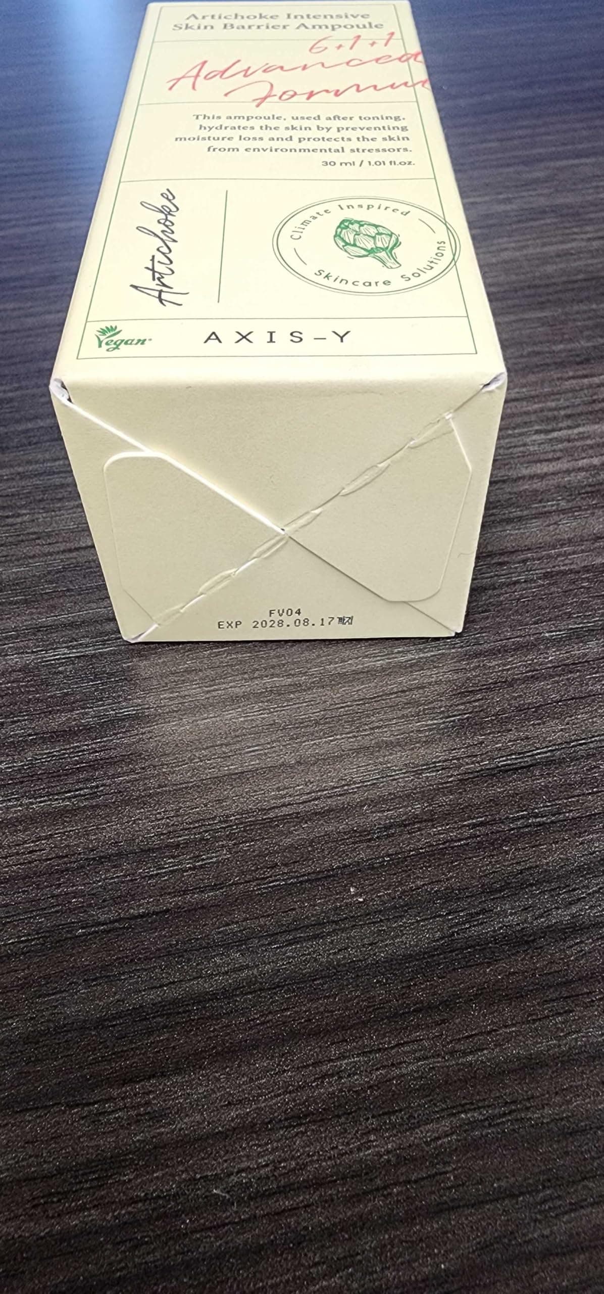 [AXIS-Y] Artichoke Intensive Skin Barrier Ampoule 30ml