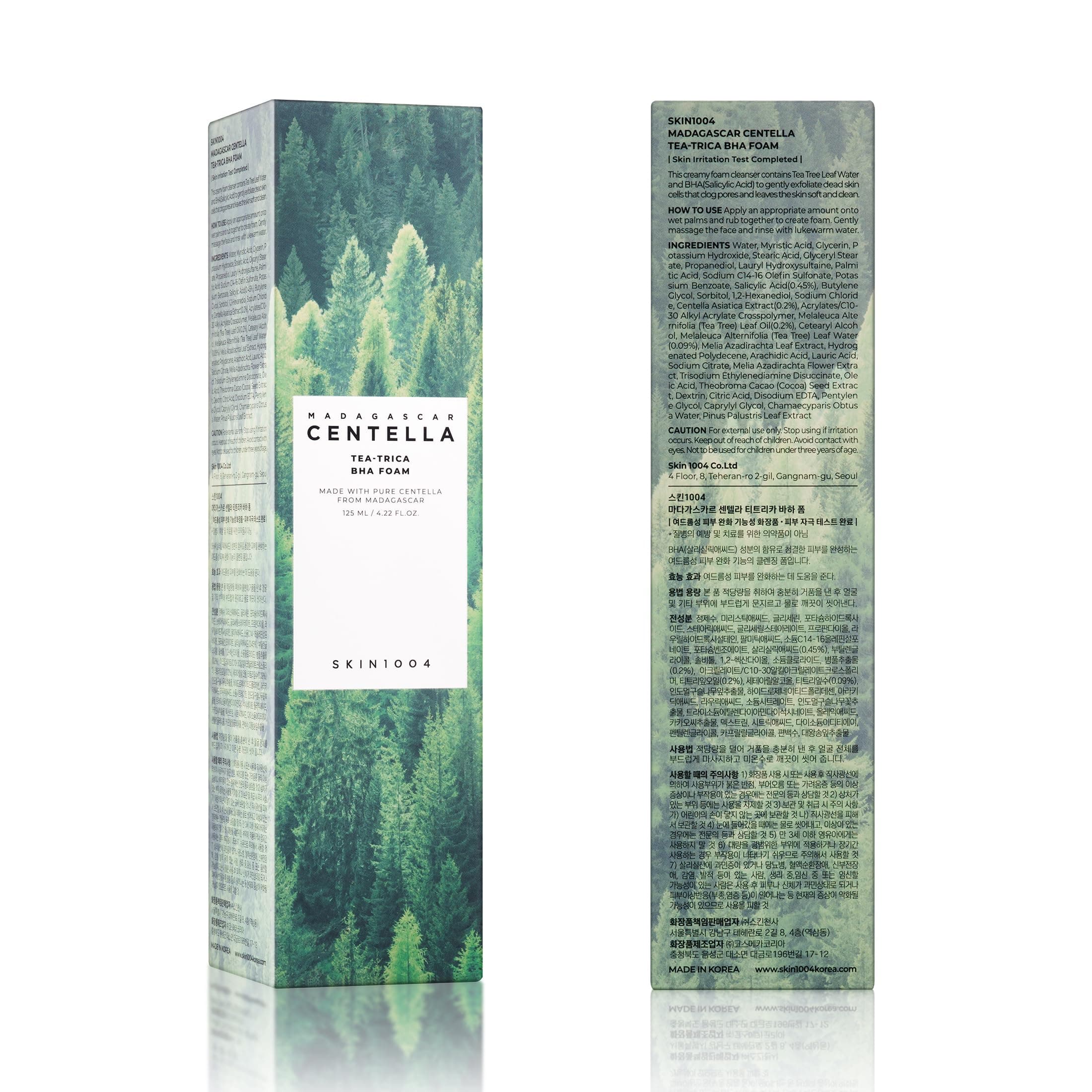 SKIN1004 Madagascar Centella Tea-Trica BHA Foam