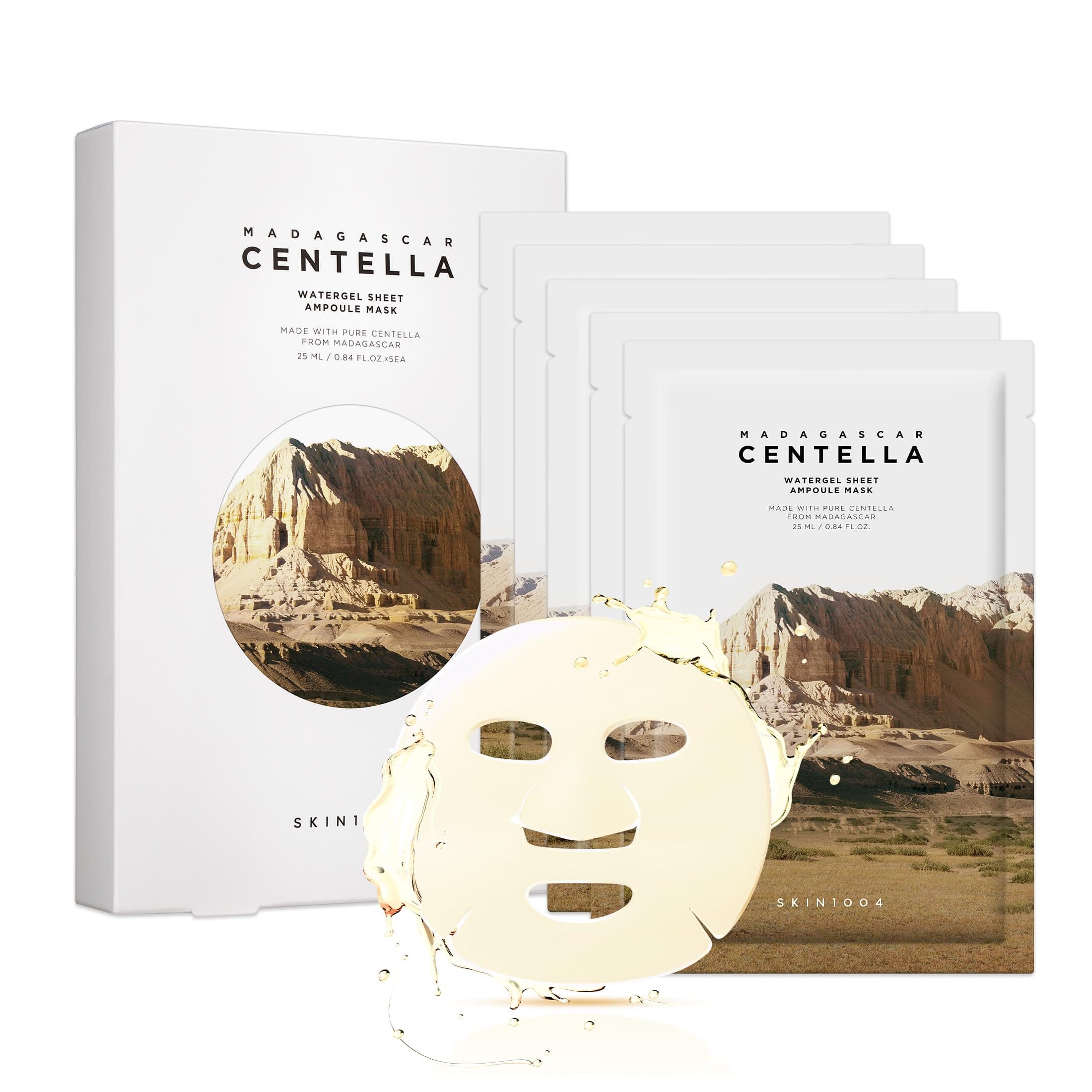 SKIN1004 Madagascar Centella Watergel Mask lapa maska (5 gab.)