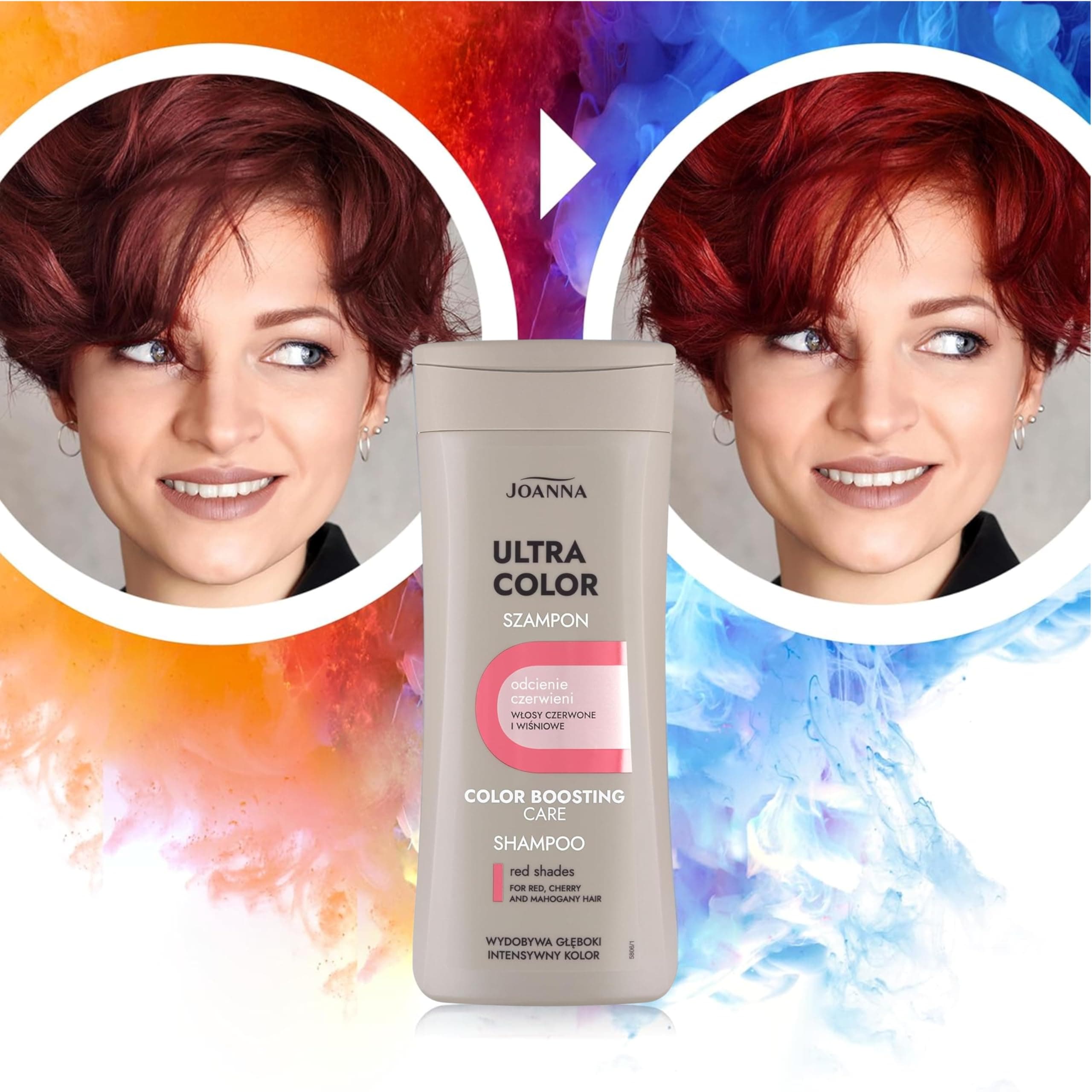 Joanna Haarshampoo - Shampoo für Mahagoni-Farben & Rote Haare 200 ml