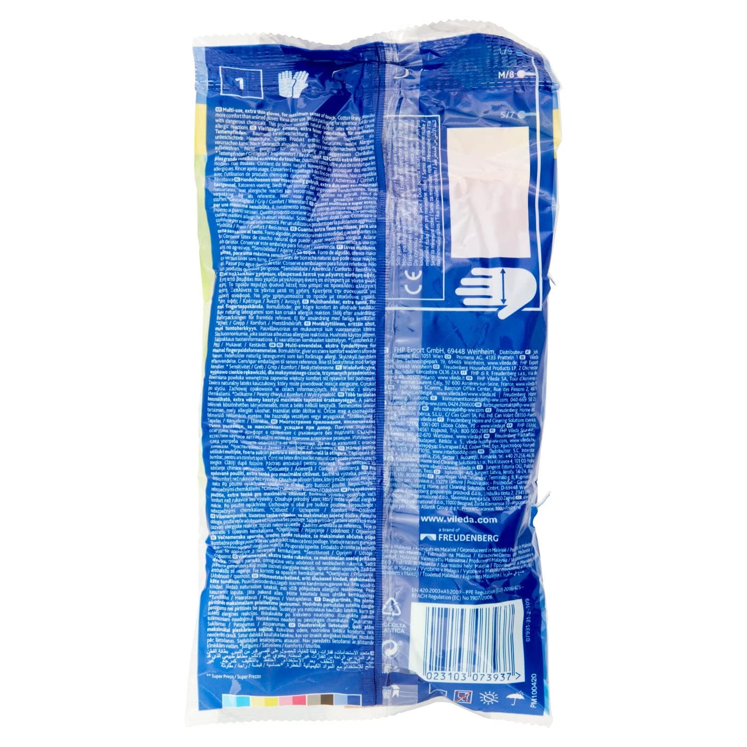 Vileda 137042 Grocery M sadzīves cimdu komplekts