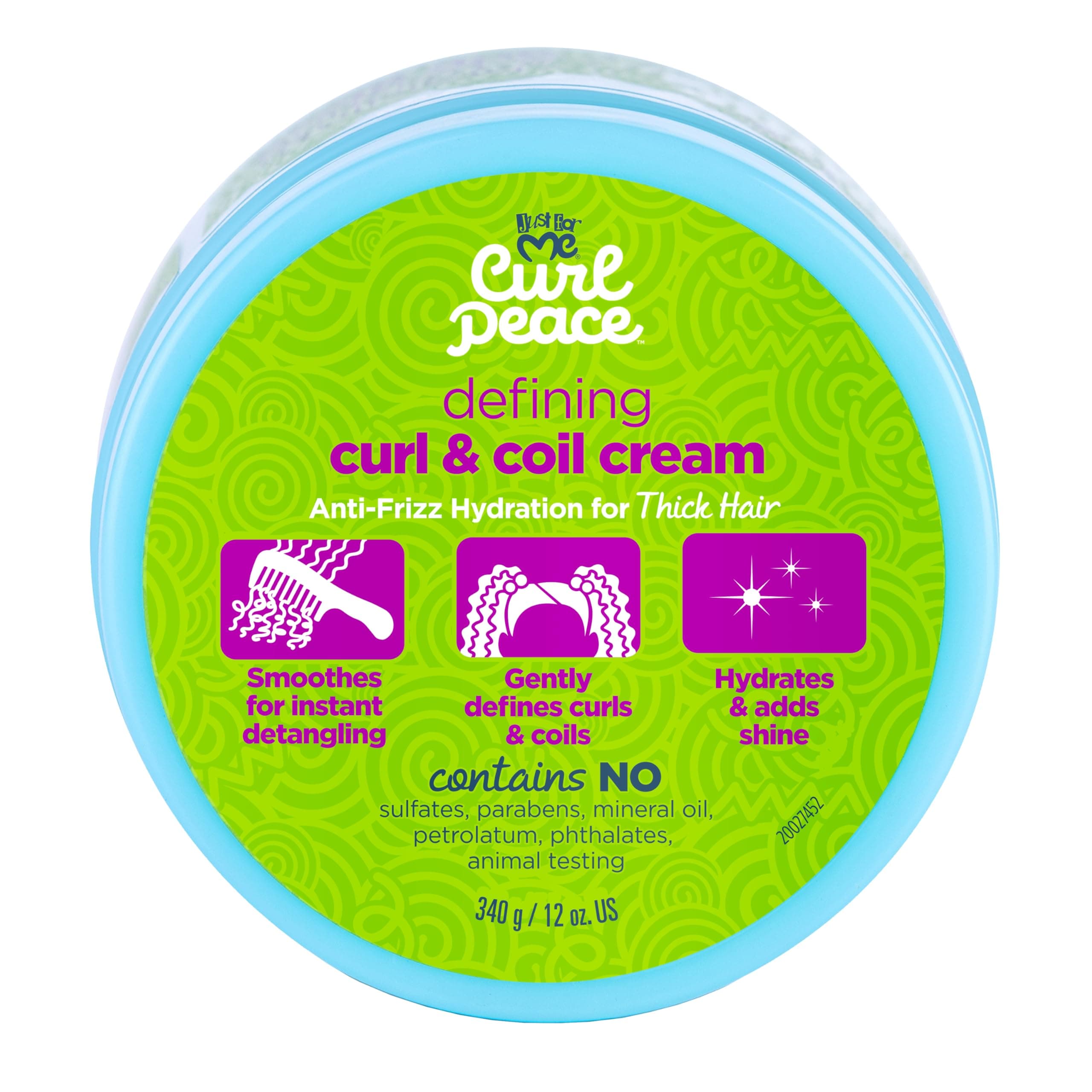 Just for me Curl Peace Curl & Coil Cream 354ml