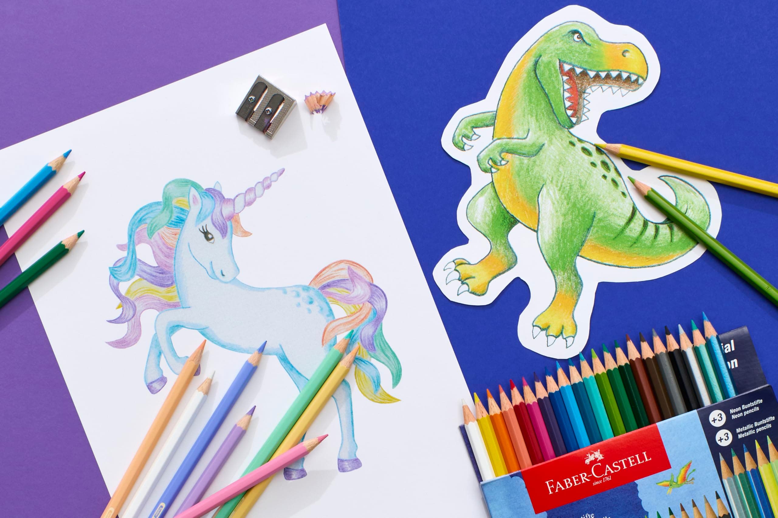 FABER-CASTELL - Krāsu zīmuļu komplekts "Vienradzis"