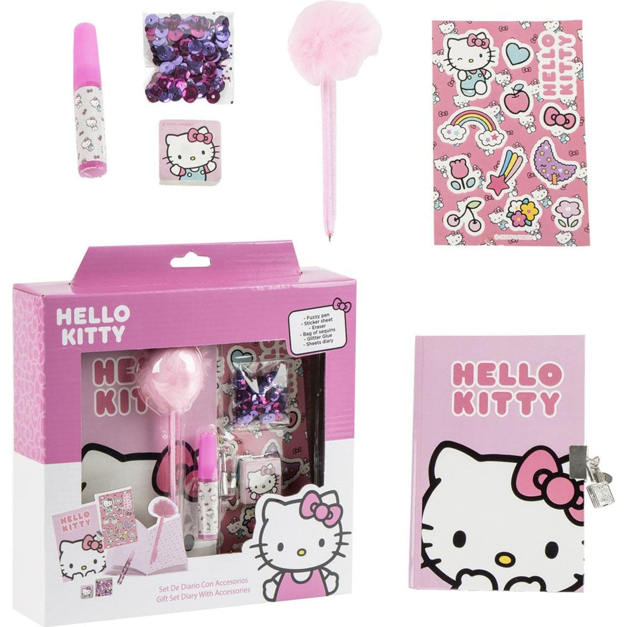 CERDÁ LIFE'S LITTLE MOMENTS Dienasgrāmatas komplekts Hello Kitty