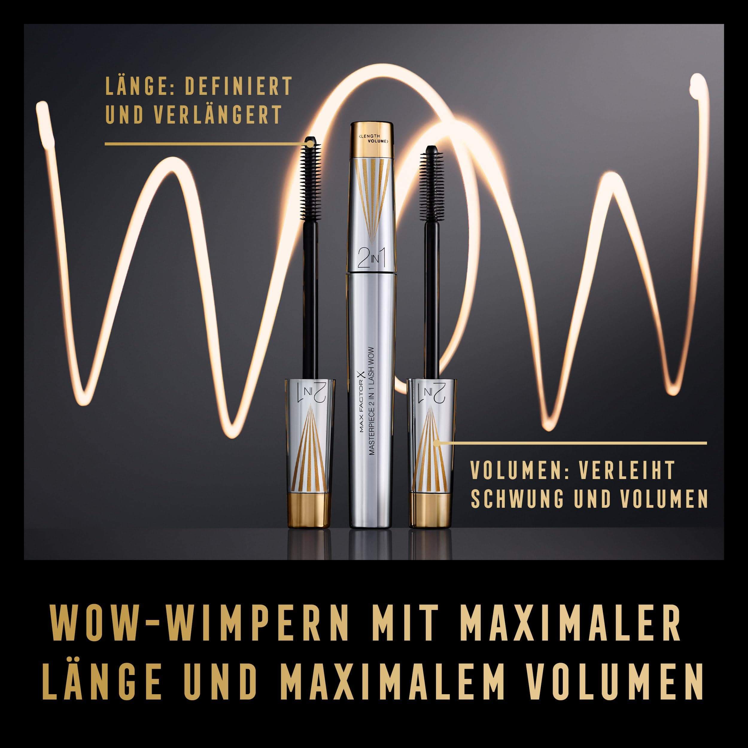 Max Factor Masterpiece 2in1 Lash WOW skropstu tuša