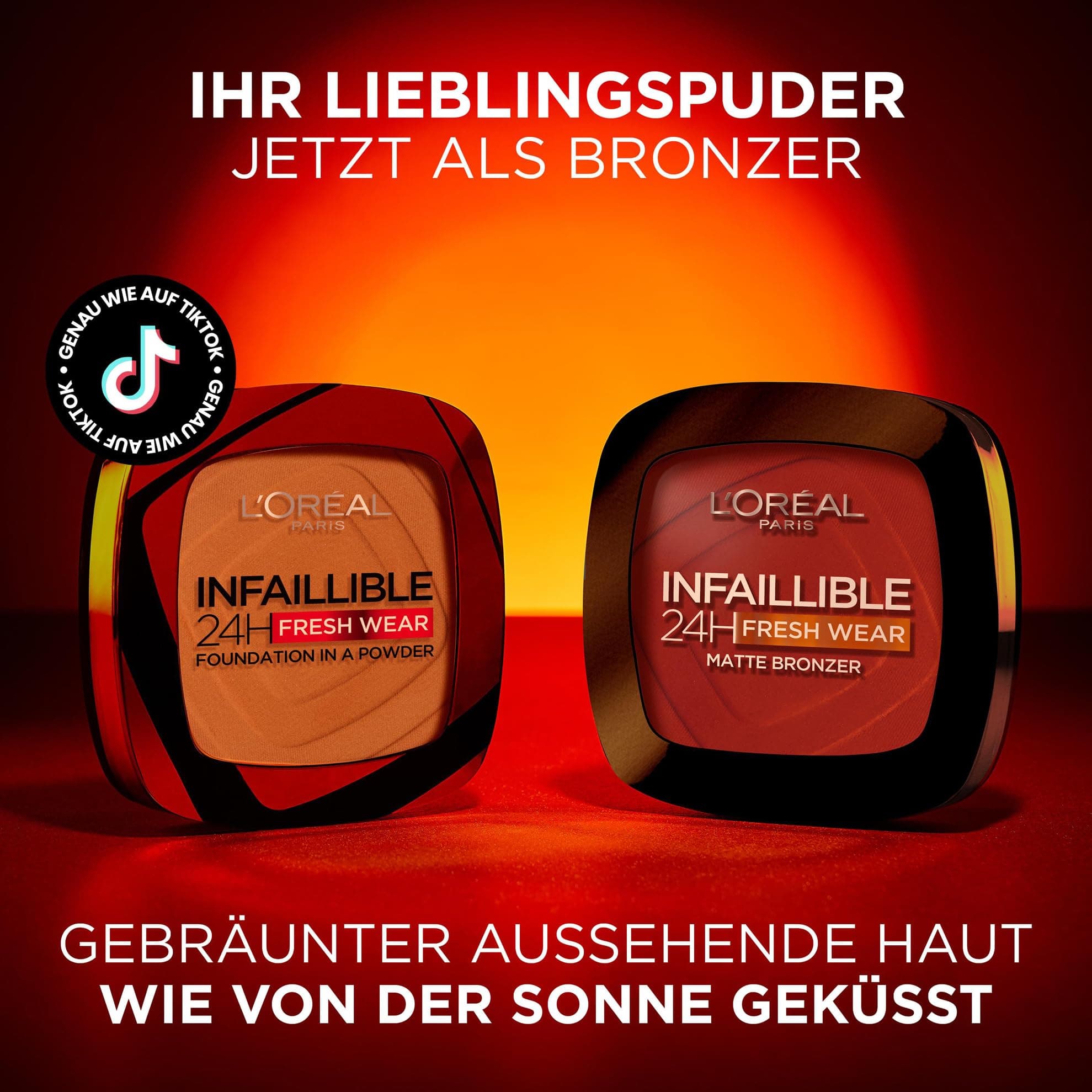 L'Oréal Paris Infaillible 24h Fresh Wear Soft Matte Bronzer, 300 Light Medium