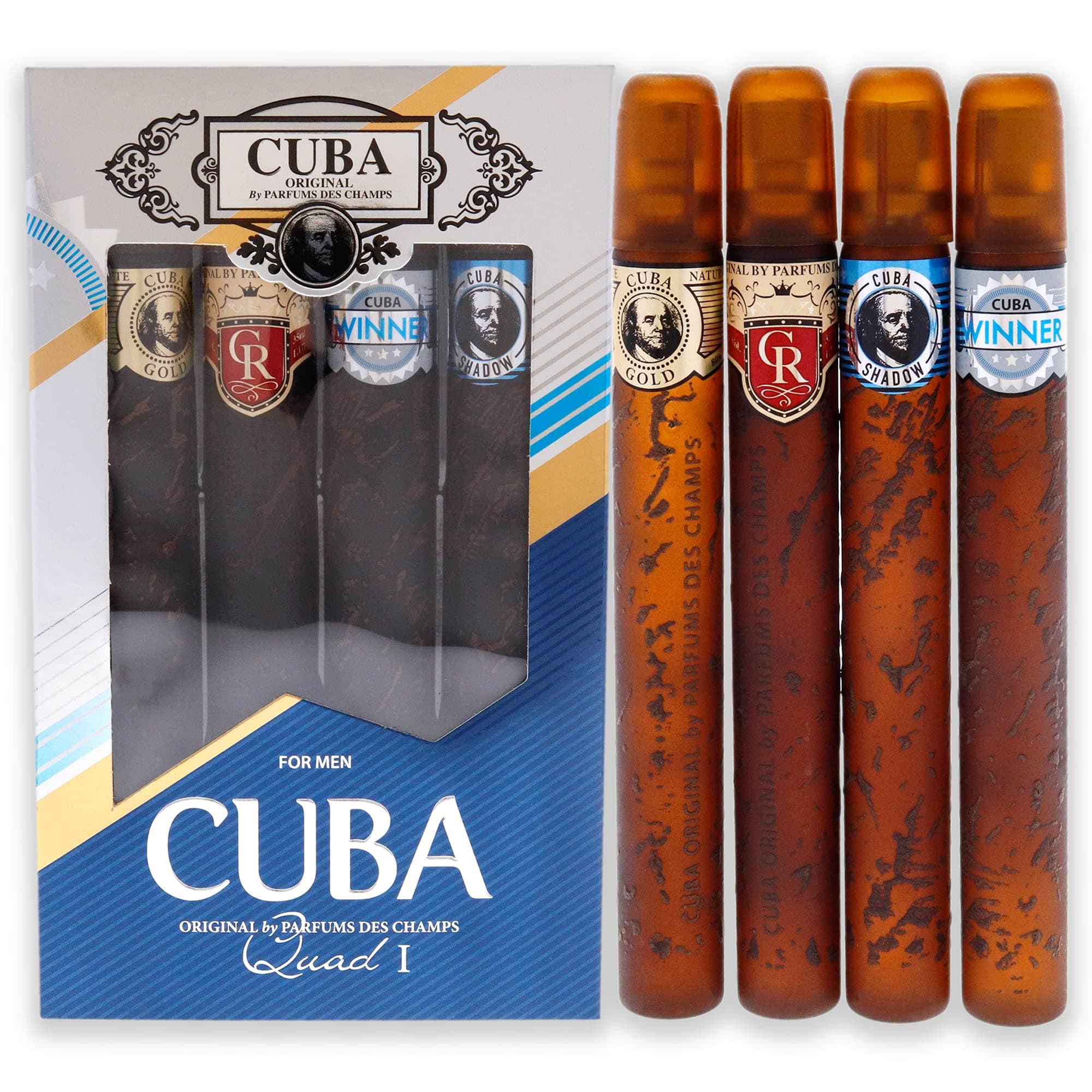 Cuba Quad I 4x35ml Tualetes Ūdens Dāvanu Komplekts Vīriešiem