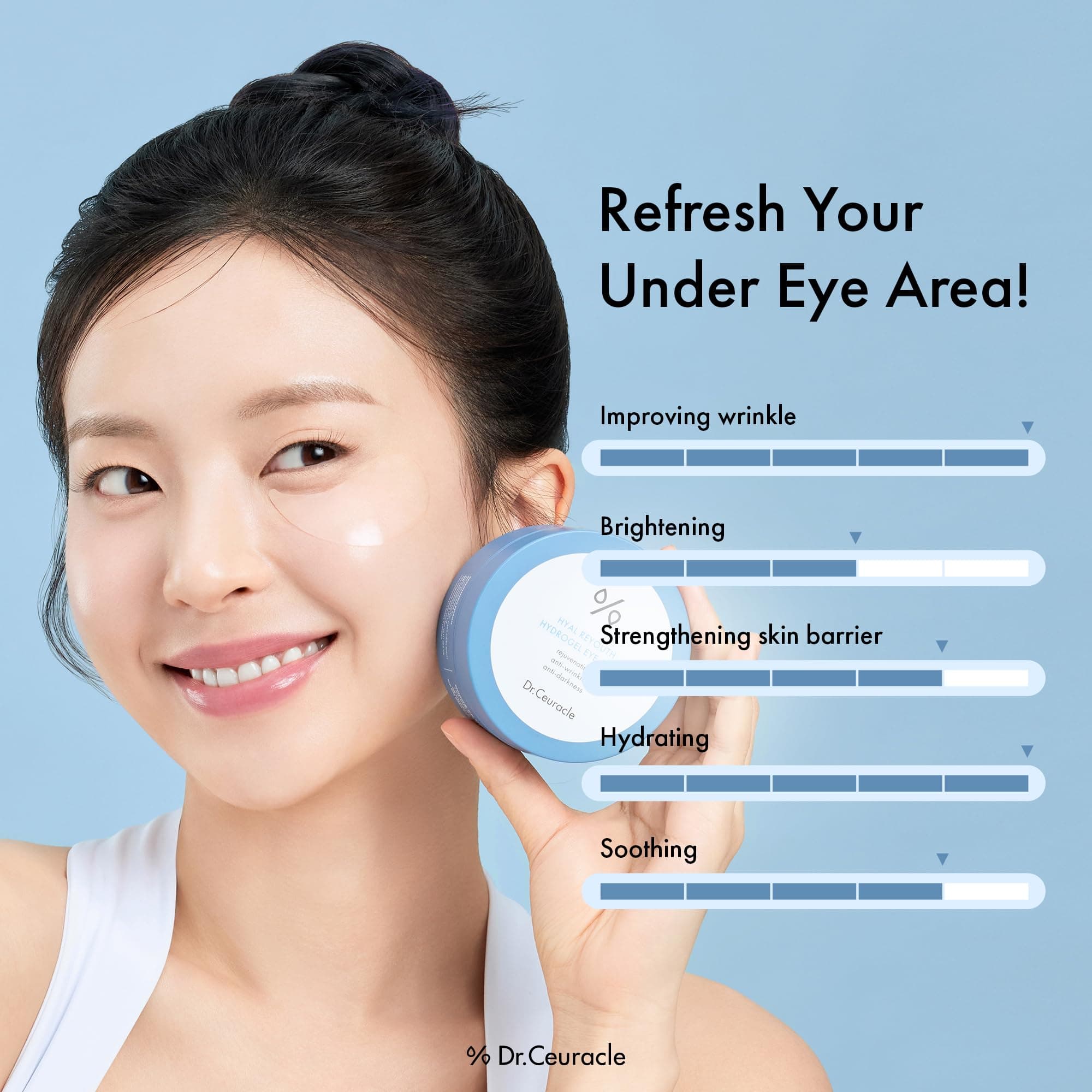 Dr.Ceuracle Hyal Reyouth Hydrogel Augenmaske Patches