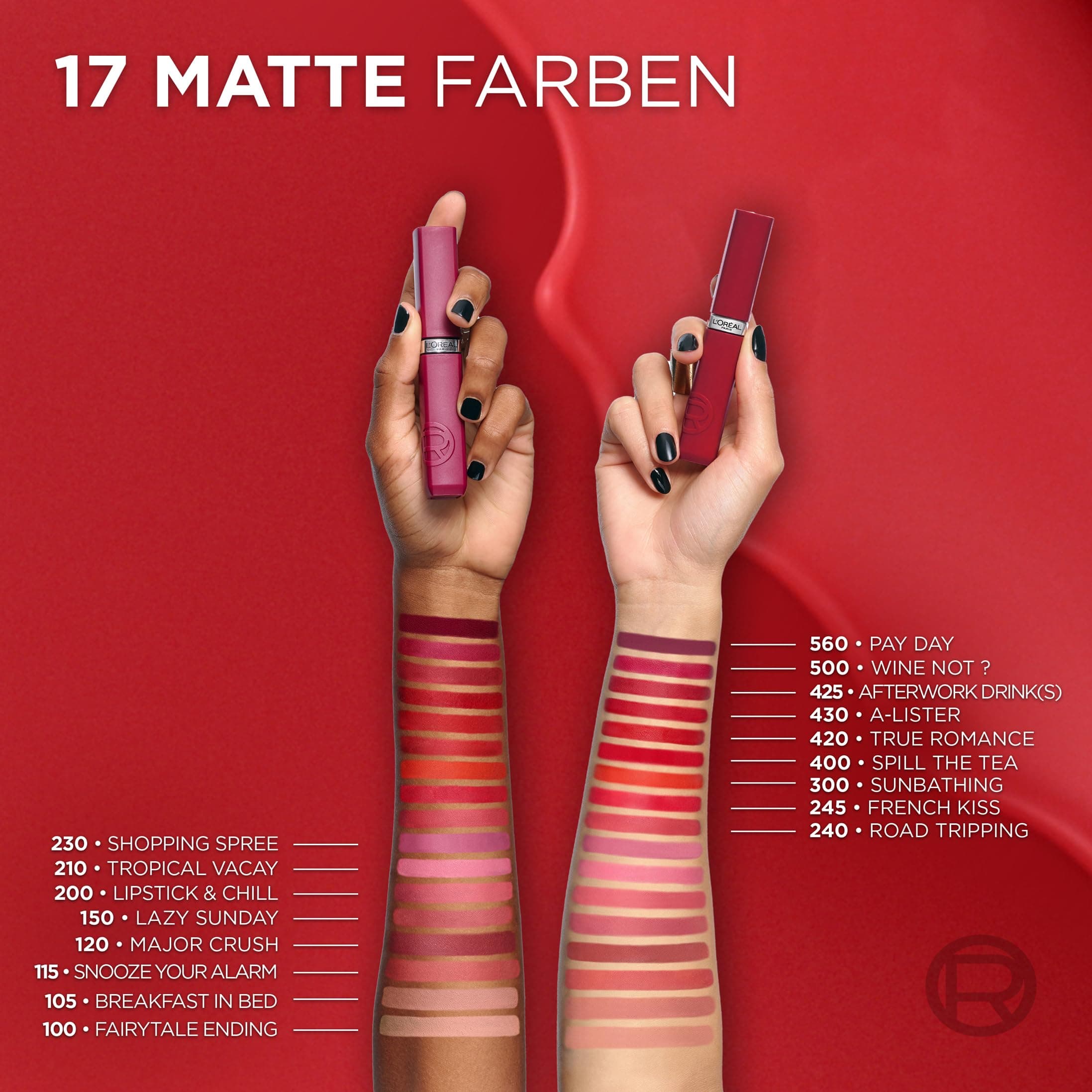 L'Oréal Paris Infaillible Matte Resistance Lūpu krāsa Nr. 245 French Kiss, 5 ml