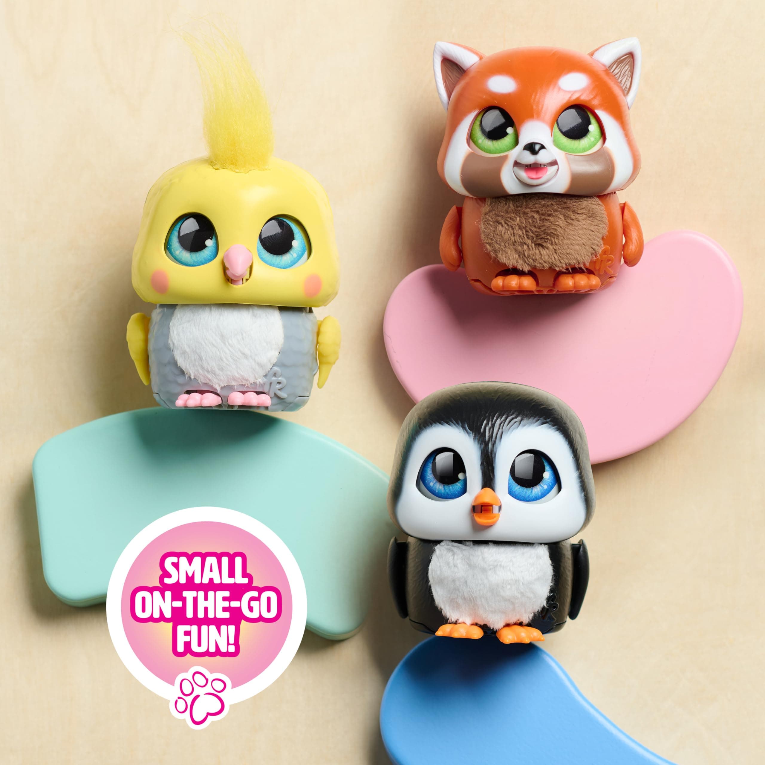 Just Play furReal Handfuls – Shy, interaktīvais sarkanais panda