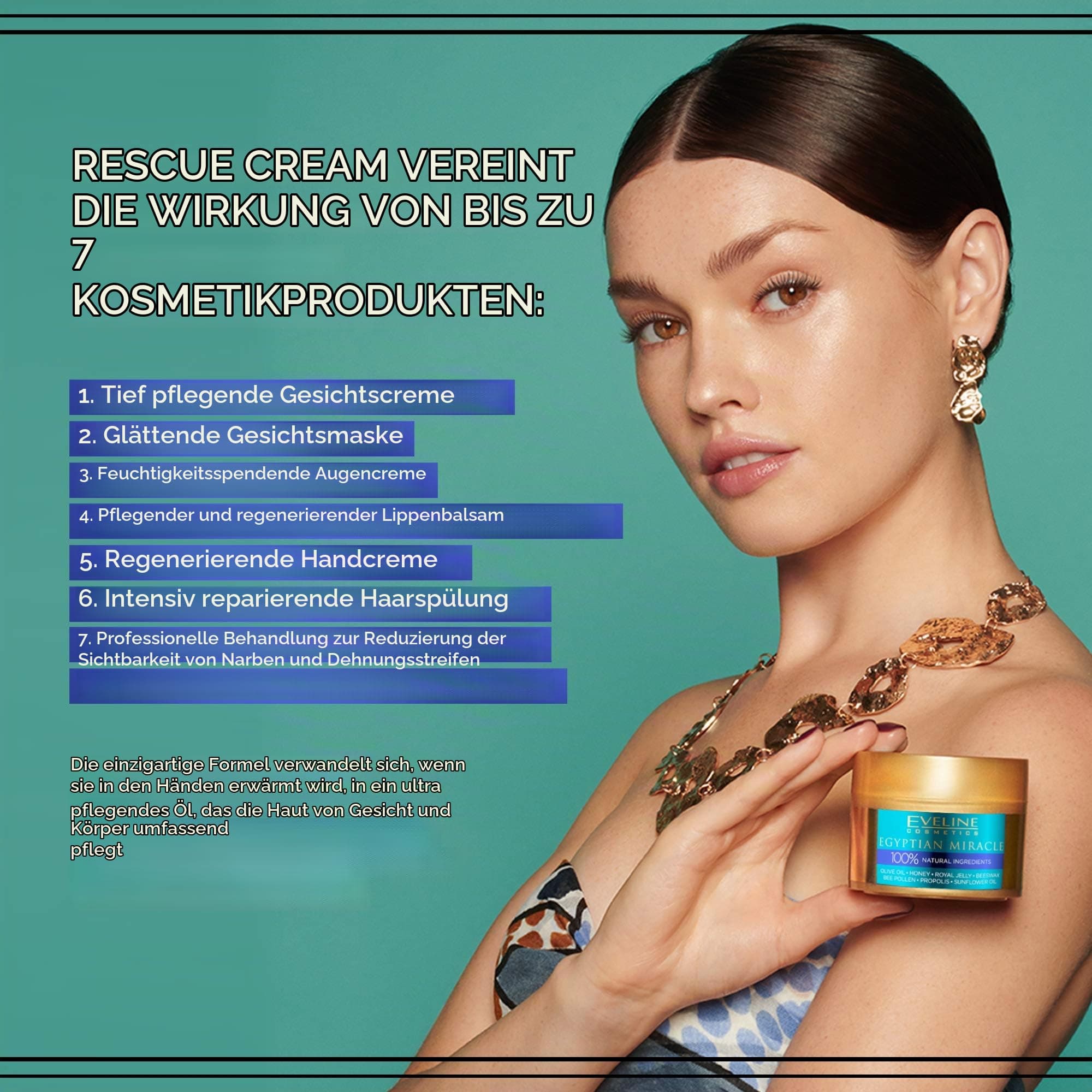 Eveline Cosmetics Ägyptisches Wunder daudzfunkcionāls glābšanas krēms