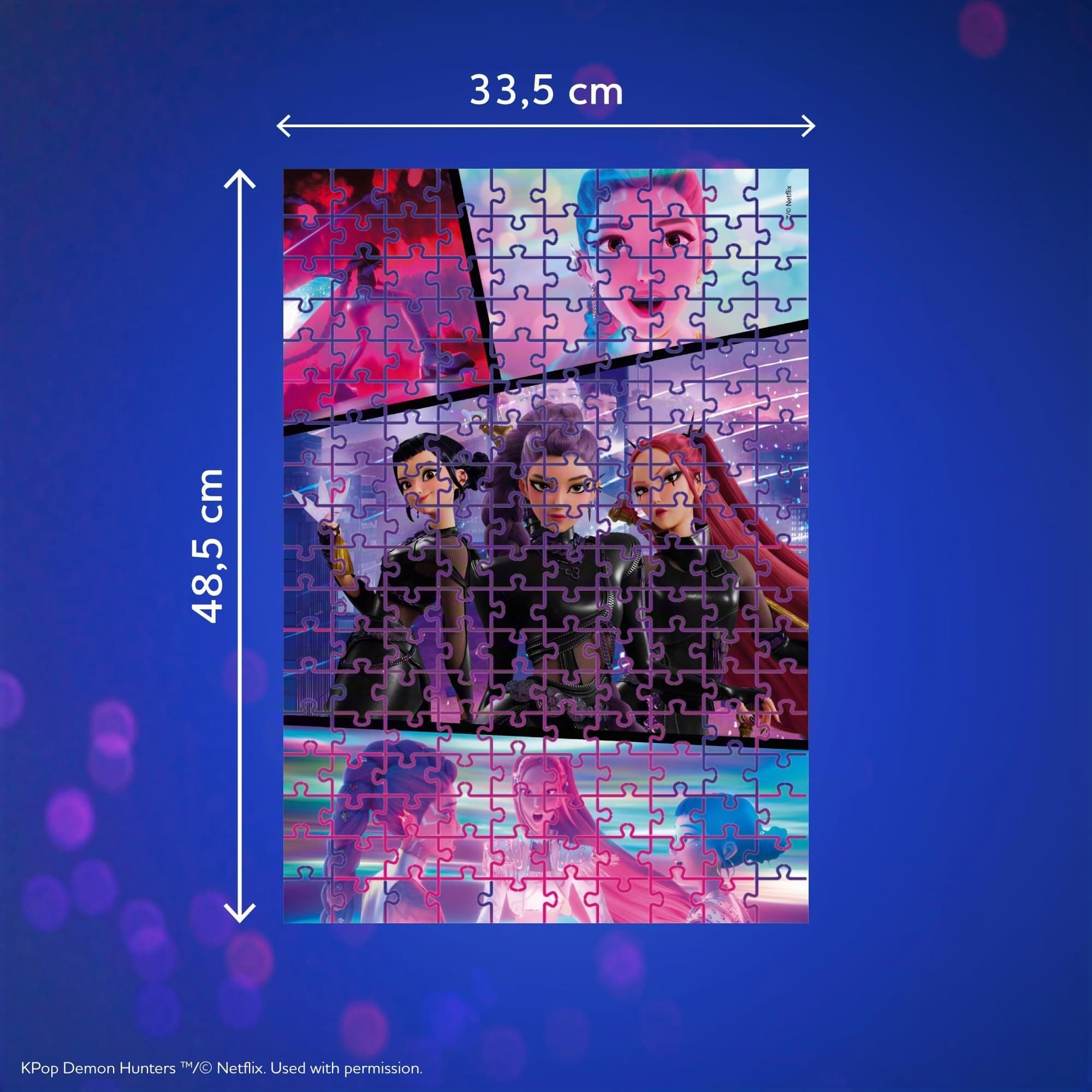 Clementoni Supercolor Kpop Demon Hunters - Puzzle 300 detaļas