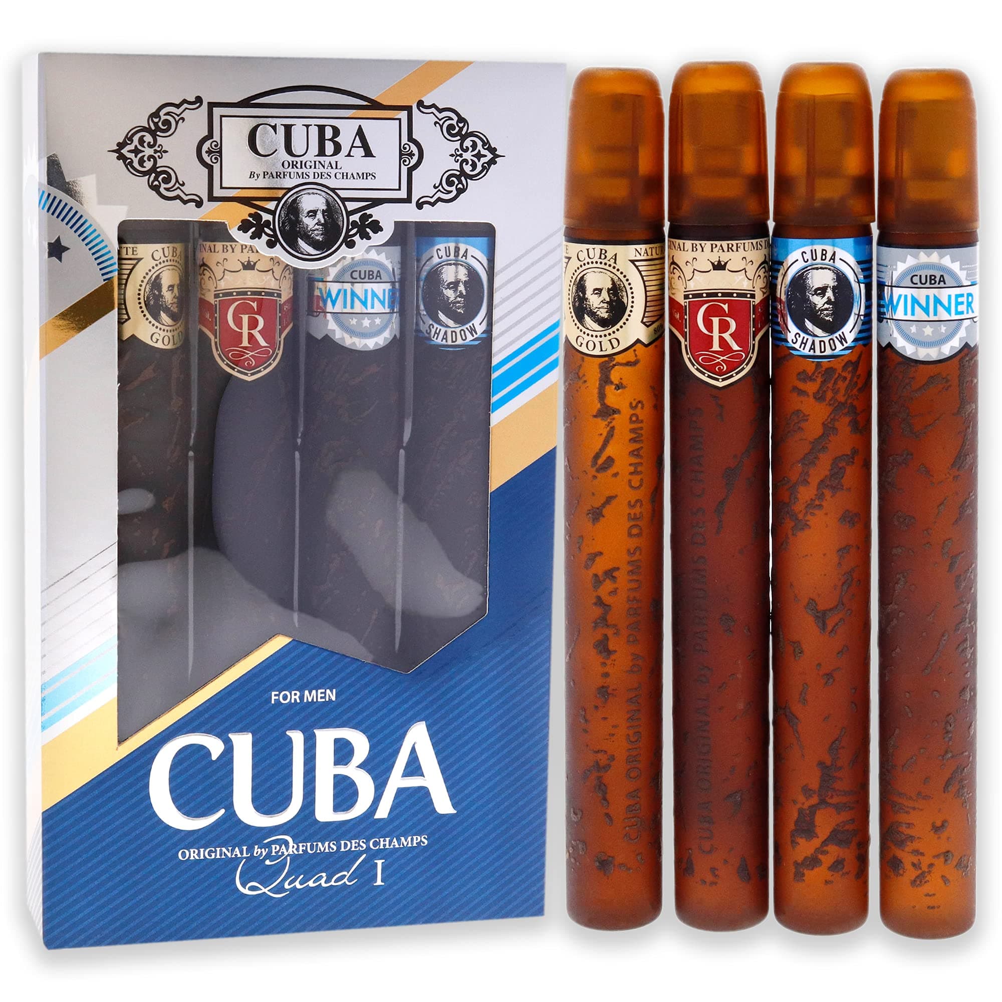 Cuba Quad I 4x35ml Tualetes Ūdens Dāvanu Komplekts Vīriešiem