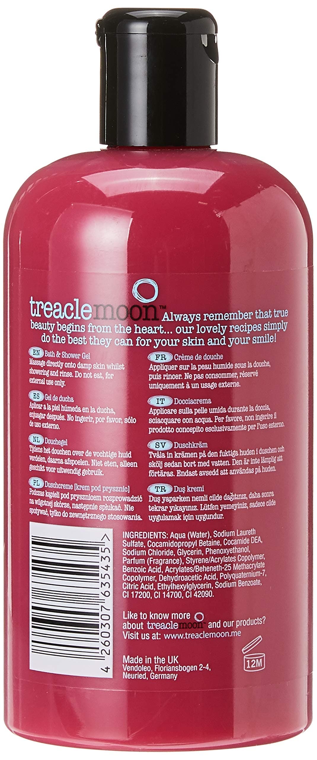 Treaclemoon wild cherry magc. 500ml Dusch- und Badge