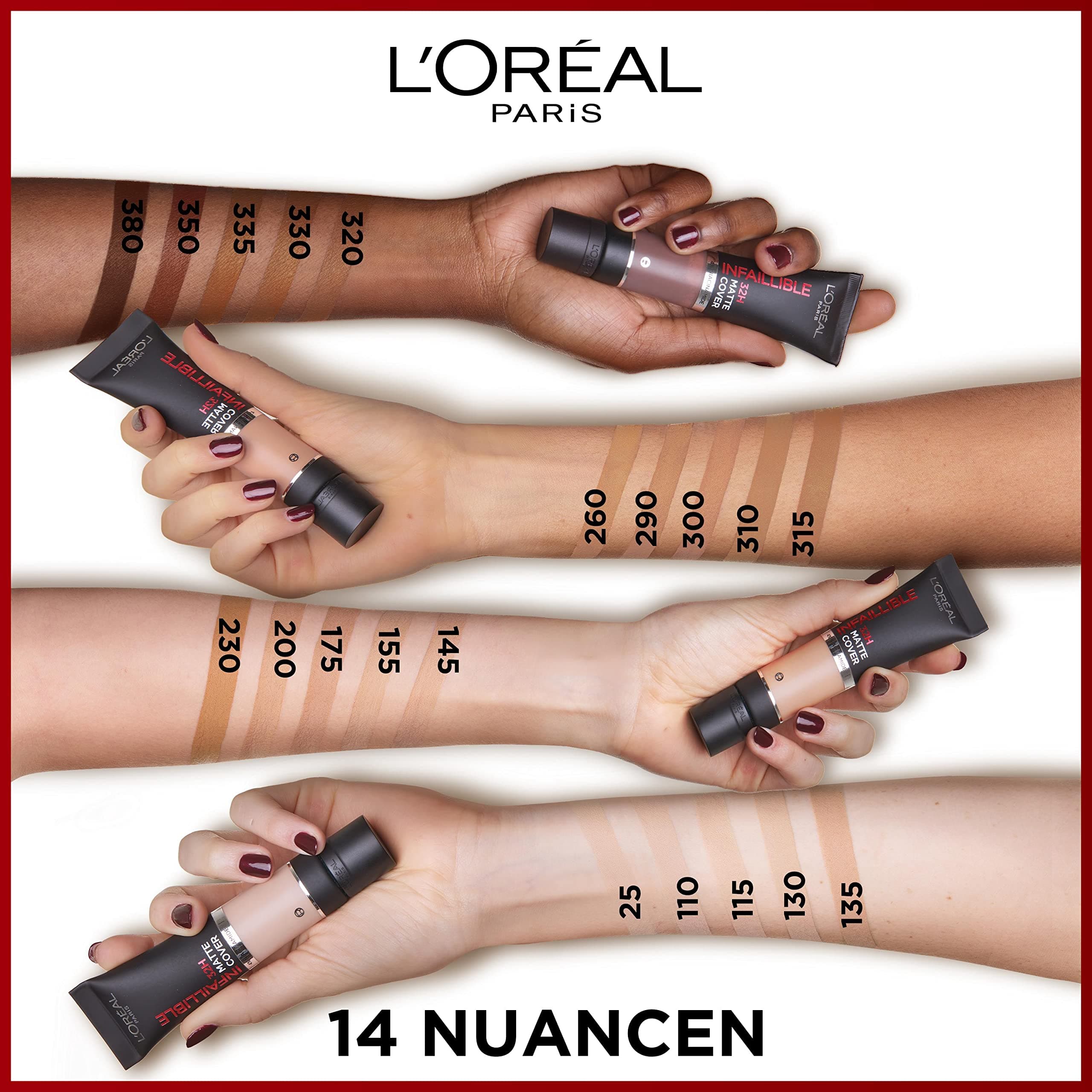 L'Oréal Paris Infaillible 32H Matte Cover Foundation 350