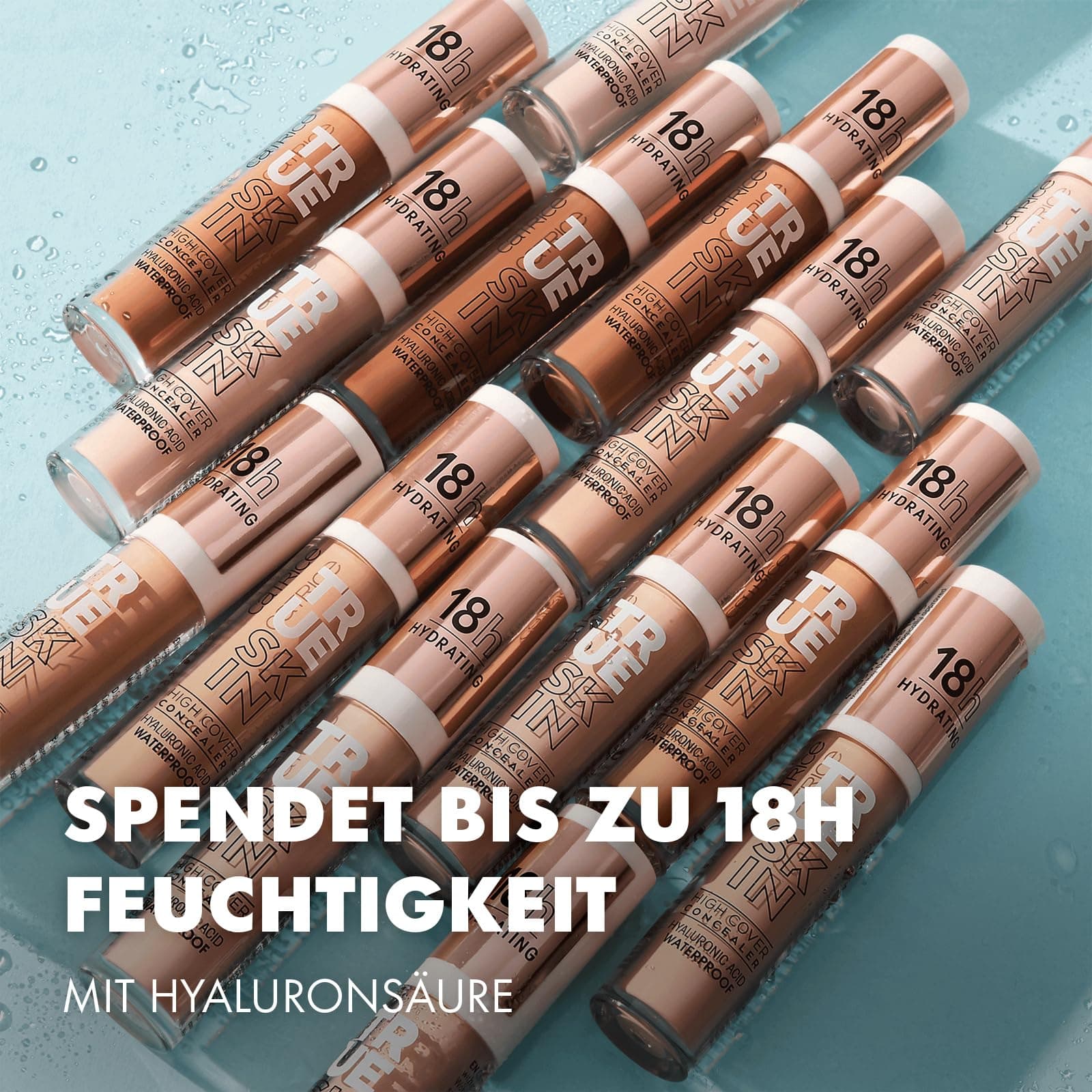 CATRICE True Skin High Cover Concealer 020 Warm Macadamia, Hohe Deckkraft