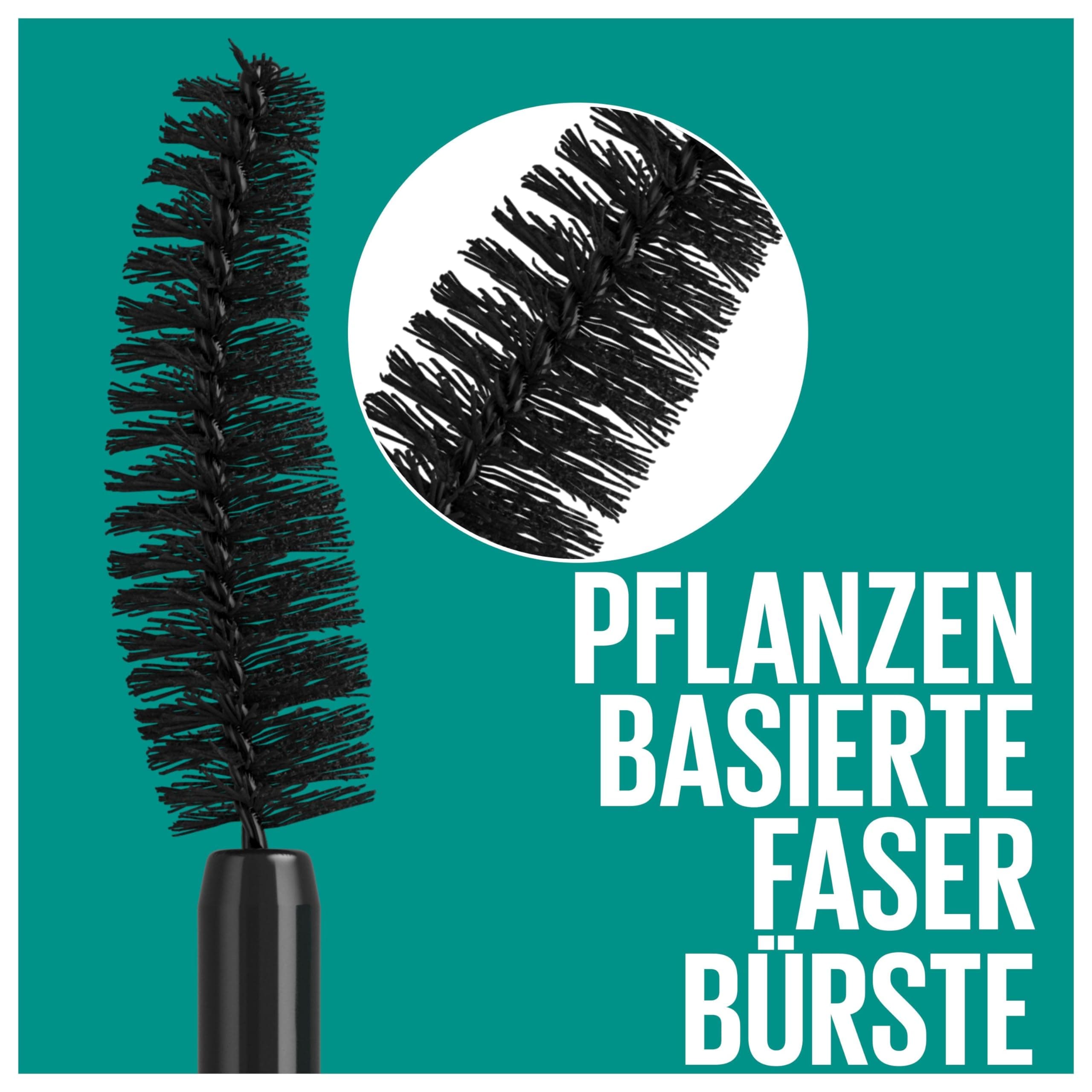 Maybelline New York Green Edition Mega skropstu tuša, 02 Very Black