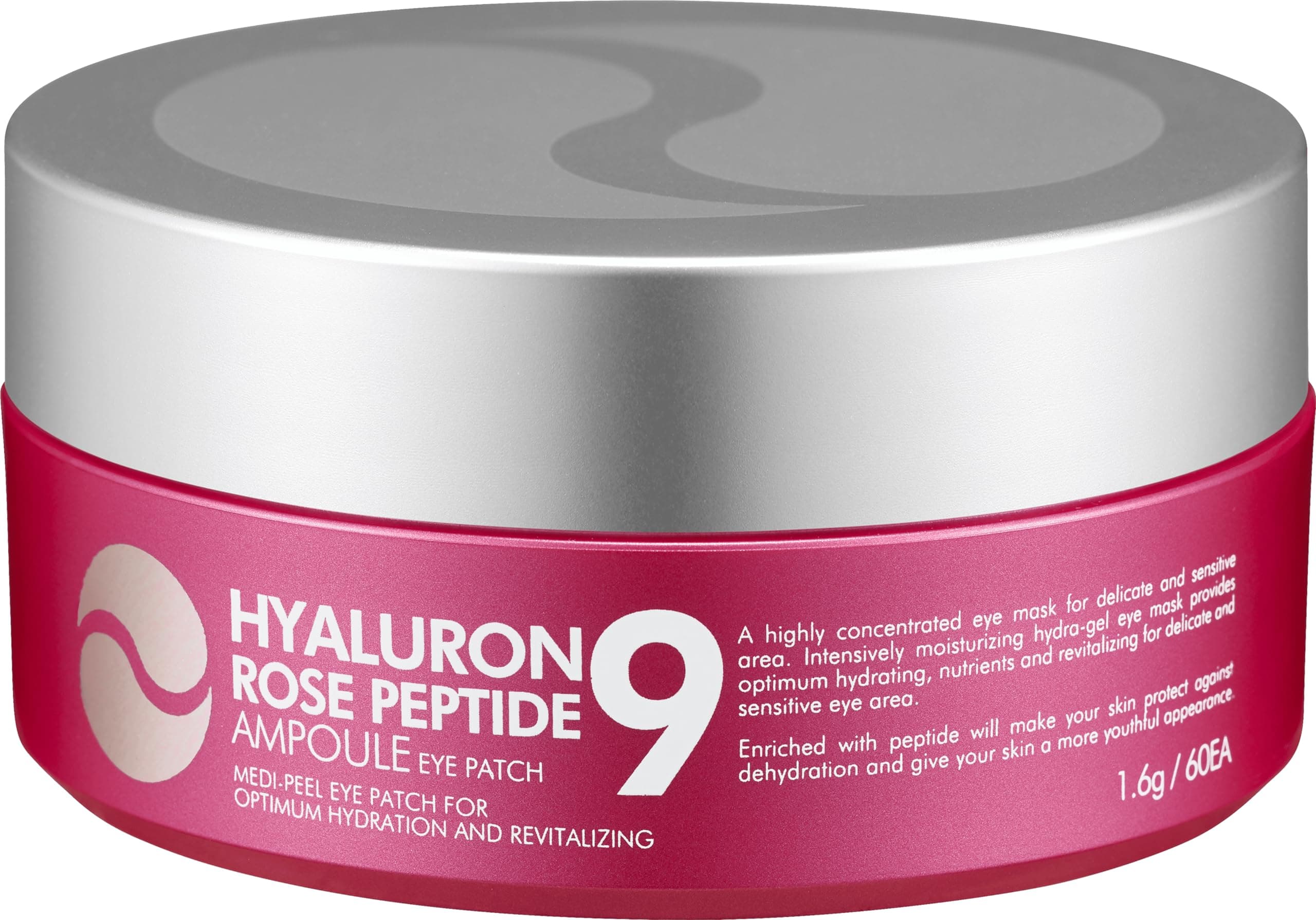 [MEDI-PEEL] Hyaluron Rose Peptide 9 Ampoule Eye Patch 60EA