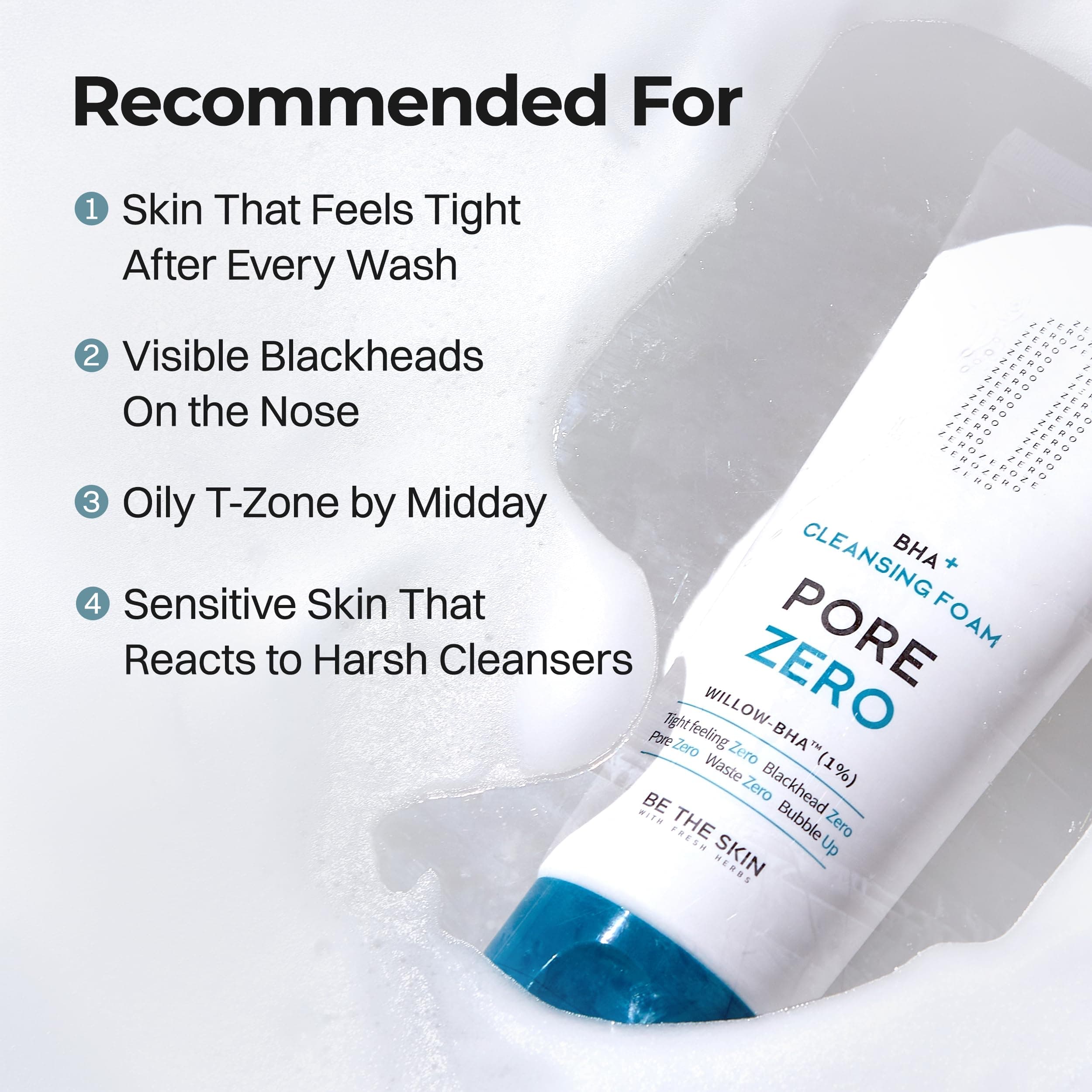 BE THE SKIN BHA+ Pore Zero Reinigungsschaum