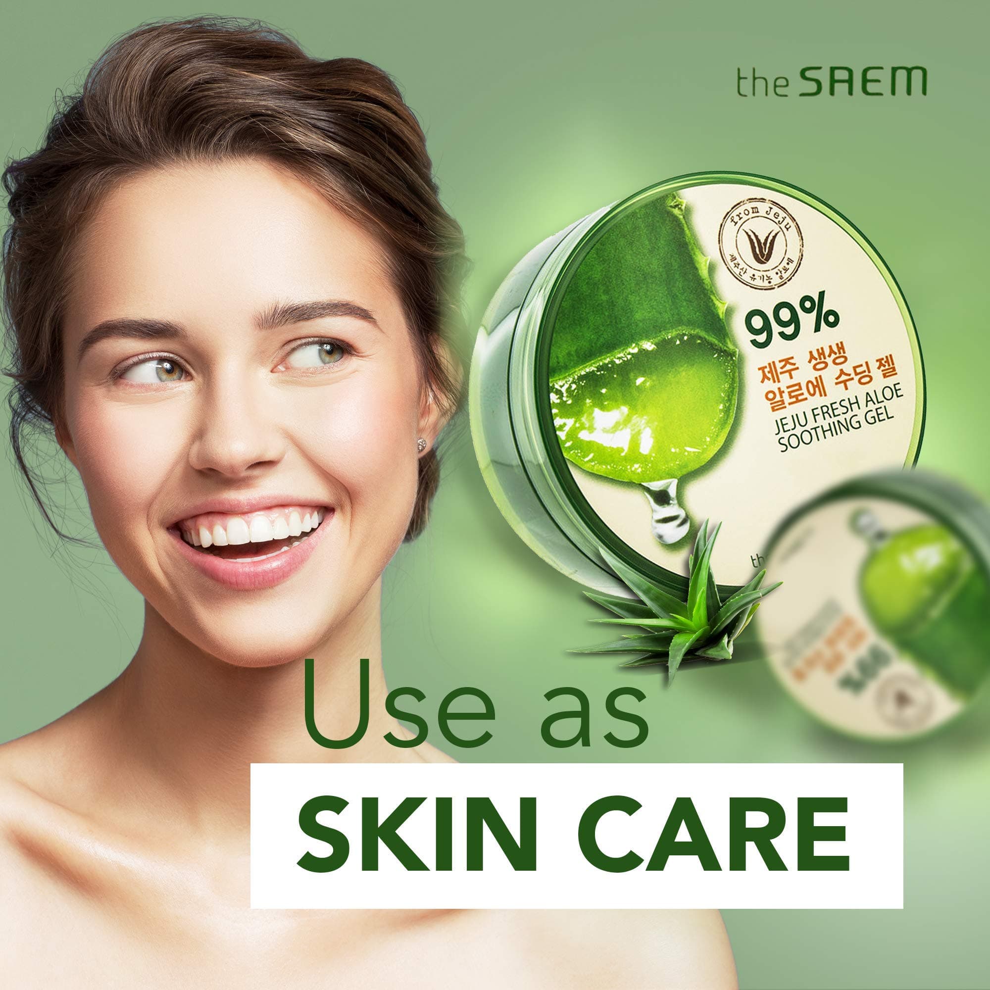 the SAEM Aloe Vera Gel 100%