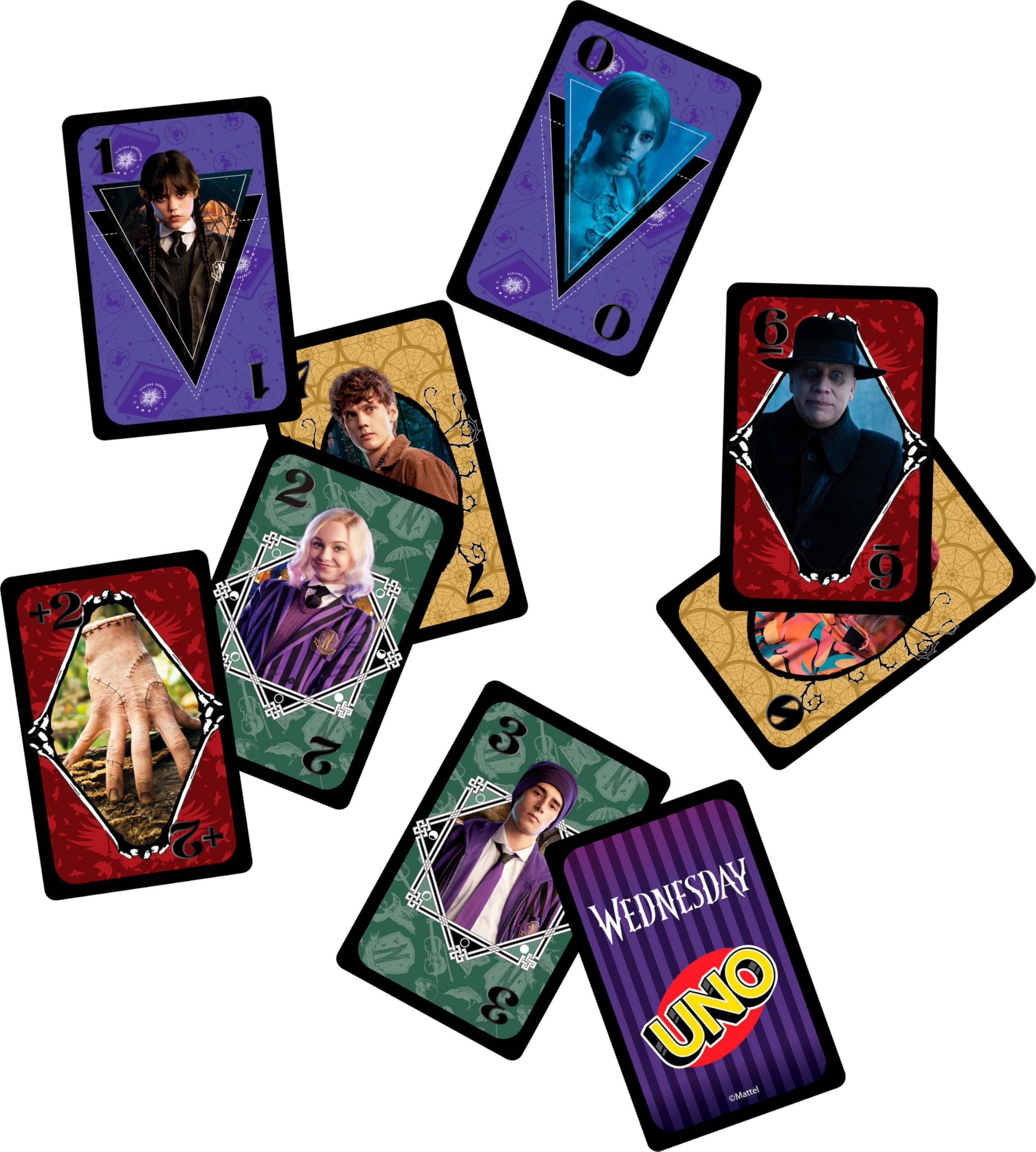 Mattel Games UNO Wednesday Kartenspiel