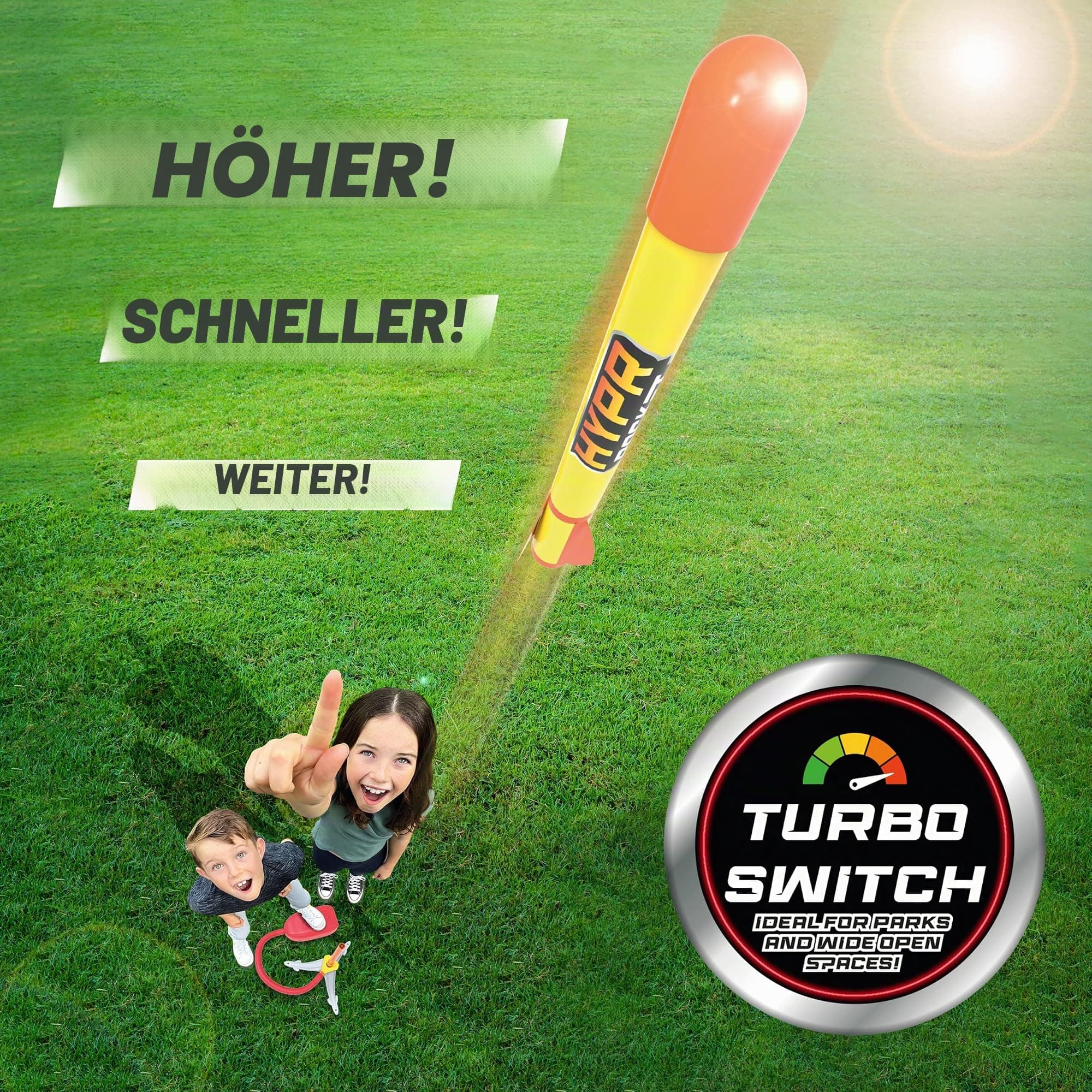 BANDAI Hypr Rocket Jump 500 Raketenwerfer