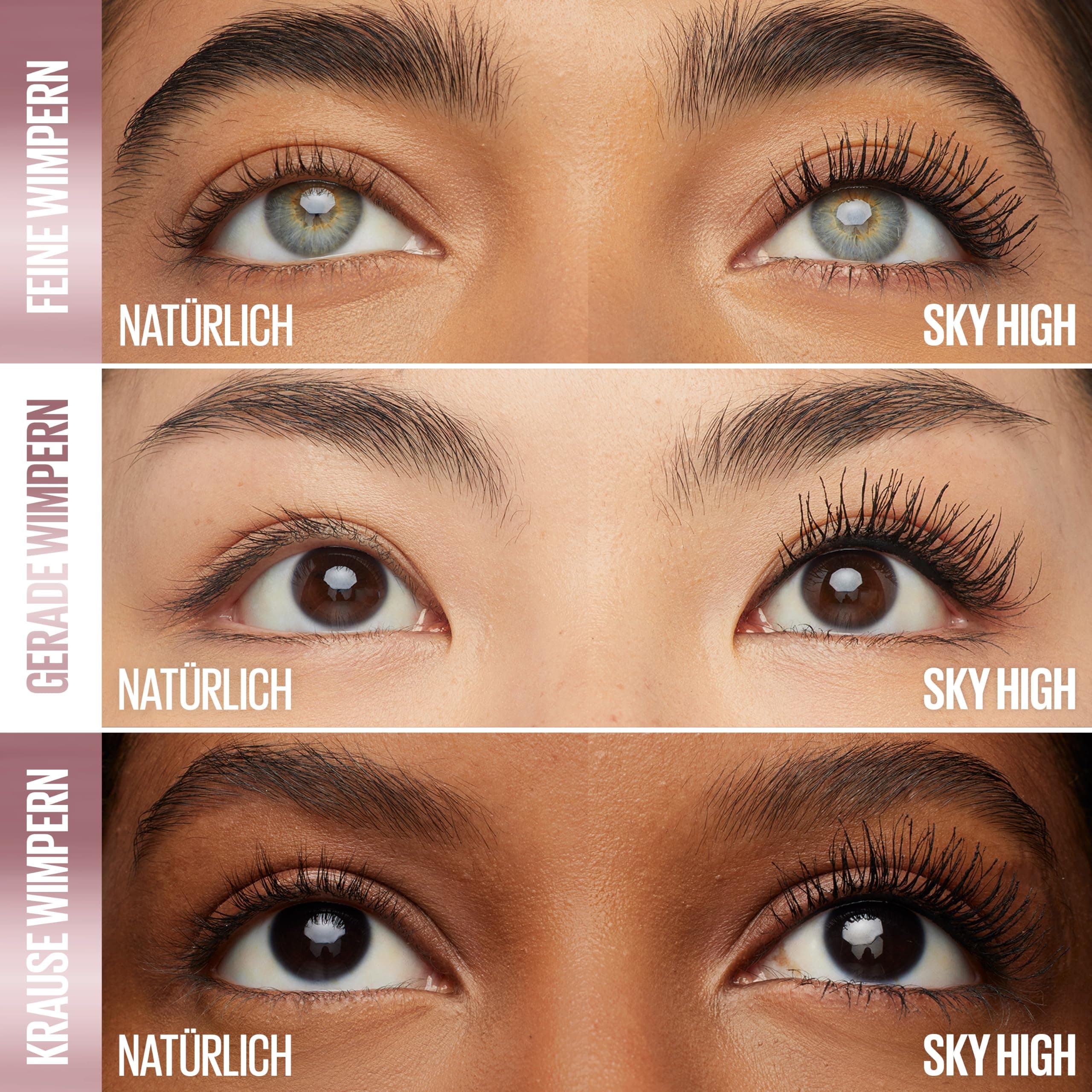 Maybelline New York Sky High Mascara Gold Glitz skropstu tuša, 7,2 ml