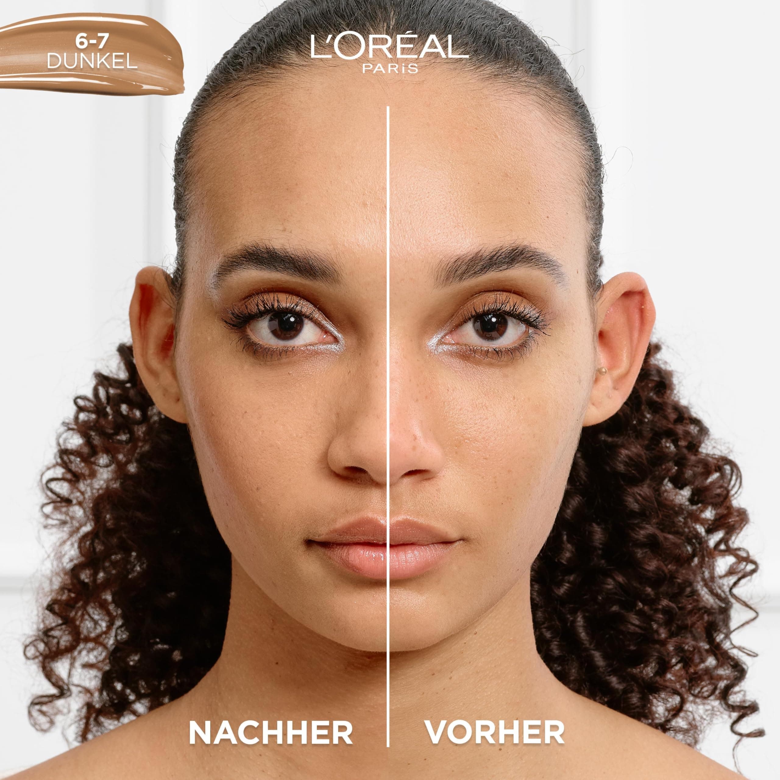 L'Oréal Paris Perfect Match Krāsots Serums, Nr. 6-7 vidējs