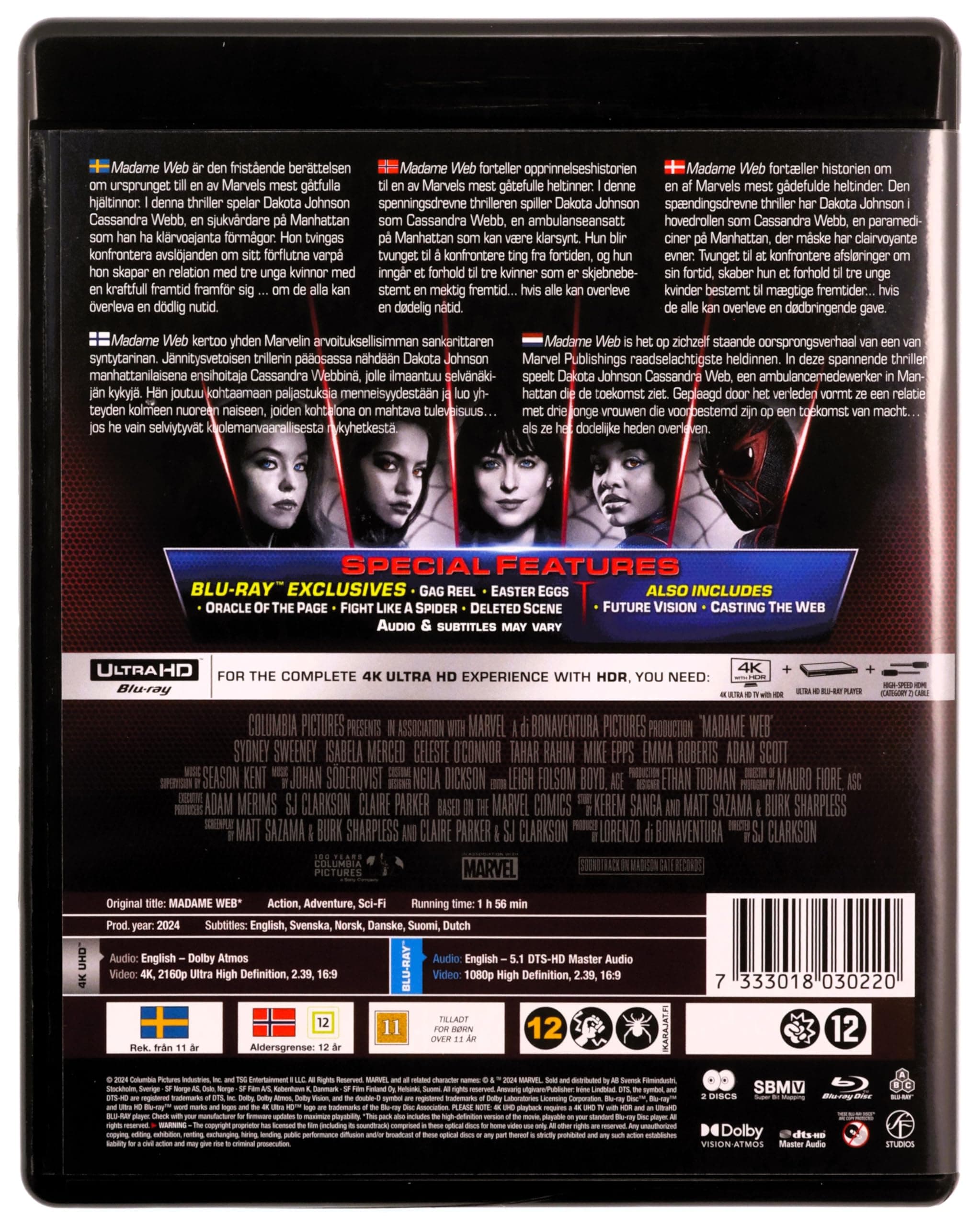 Madame Web [Blu-Ray] (IMPORT)