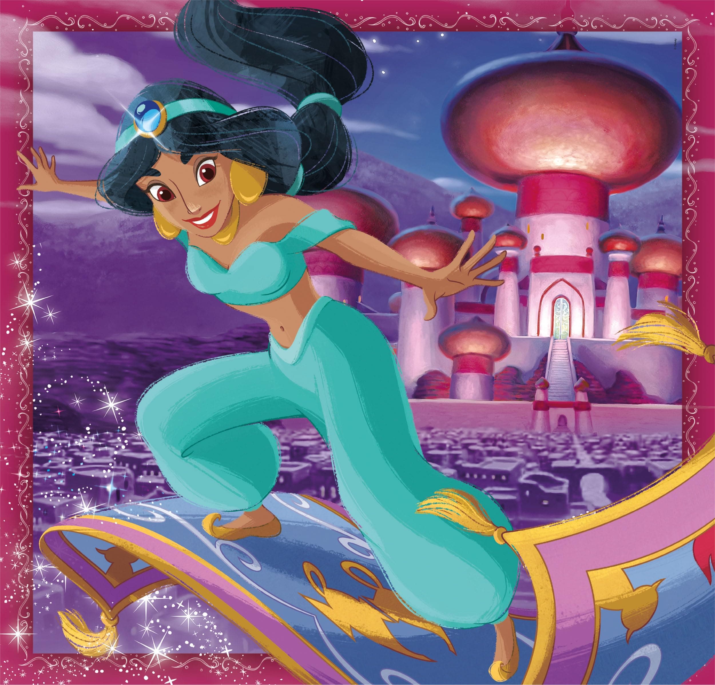 Clementoni Supercolor Disney Princesses Puzzle 3 x 48 Teile
