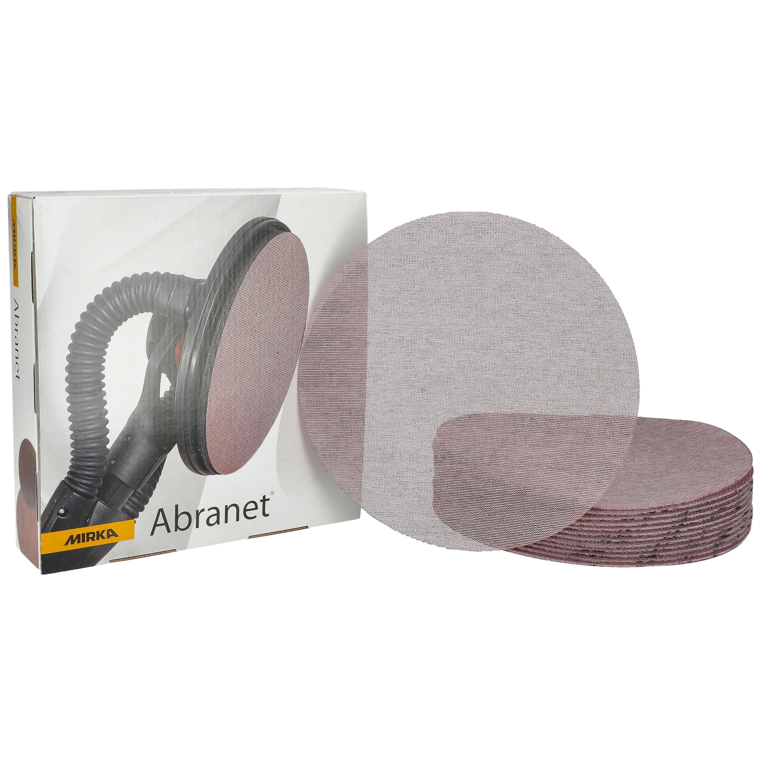 Mirka Schleifscheiben Abranet Netz Ø 225 mm Klett Korn P240 25 Stk