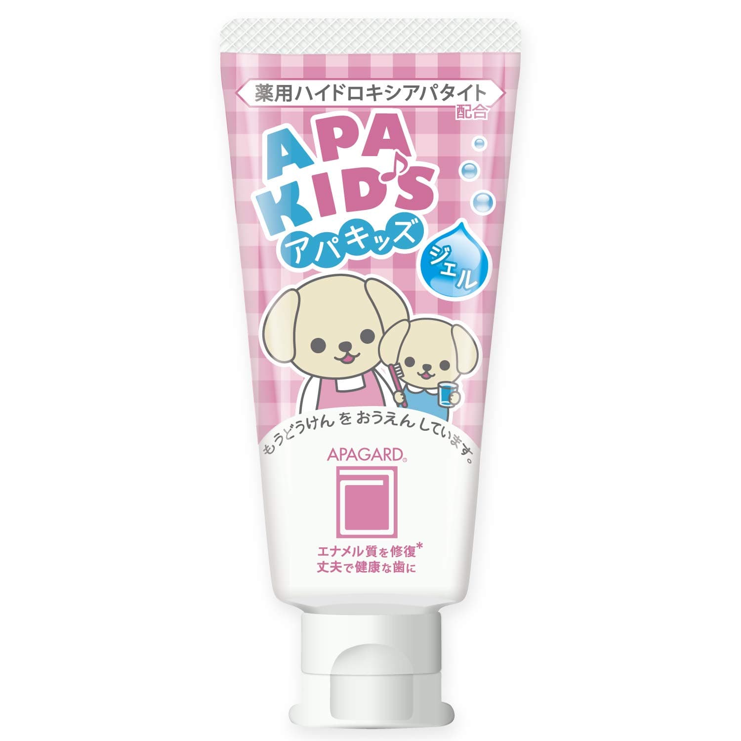 Apagard Apa Kids Zobu pasta Zemeņu garša 60g