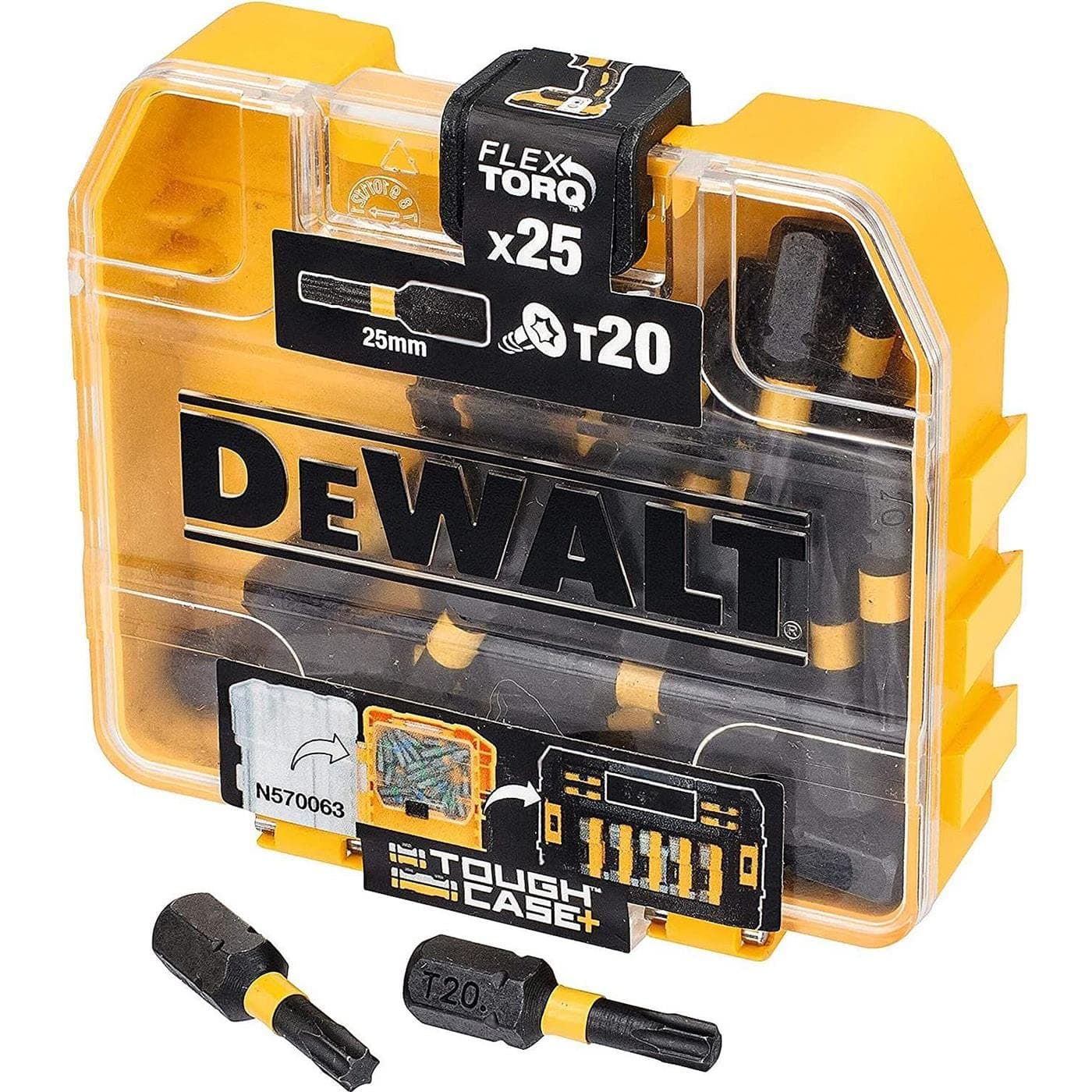 DEWALT Extreme Impact Torsion Skrūvgrieža uzgaļu komplekts DT70557T (T20)
