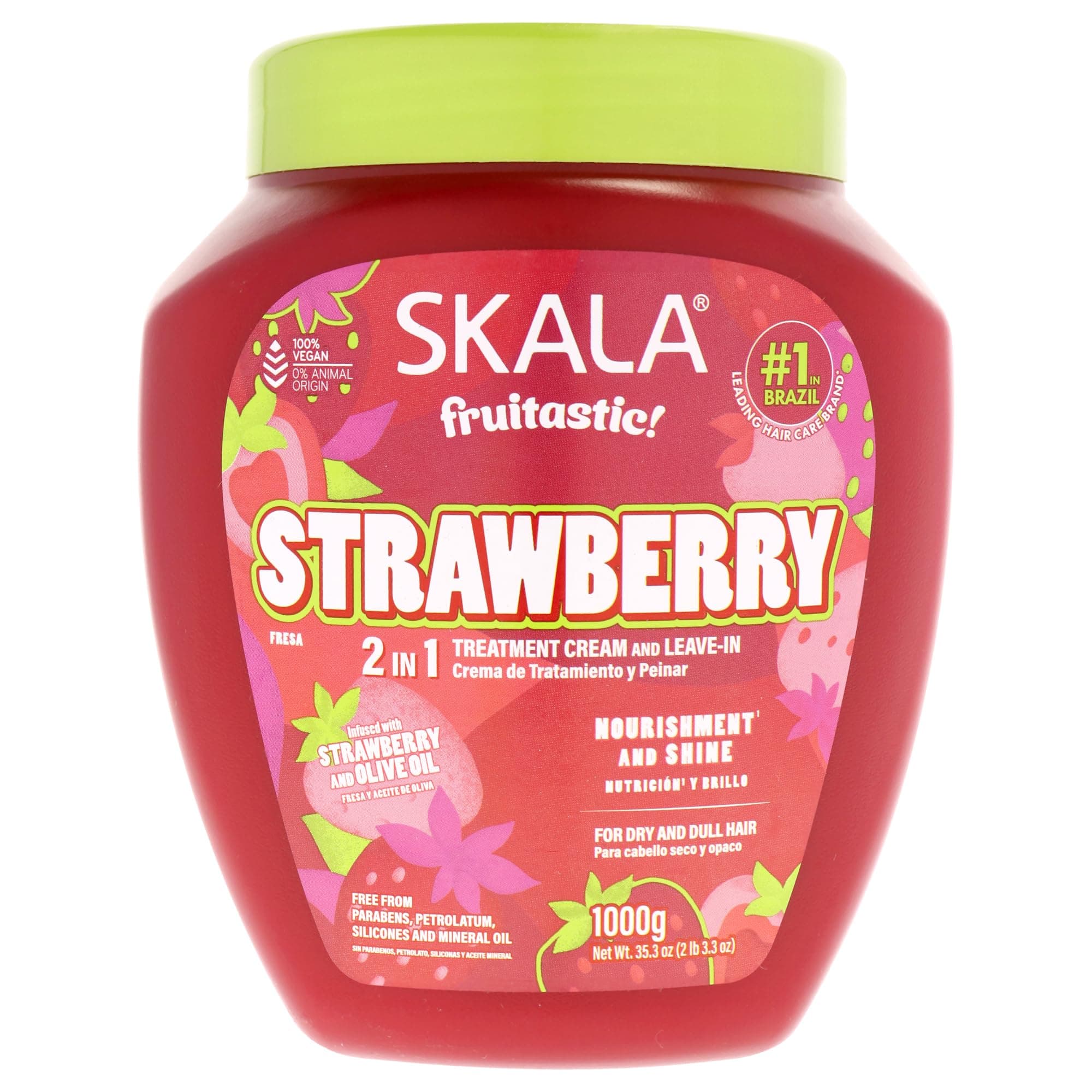 Skala Expert Morango Erdbeere Fruchtscreme Treatment, 1000 g